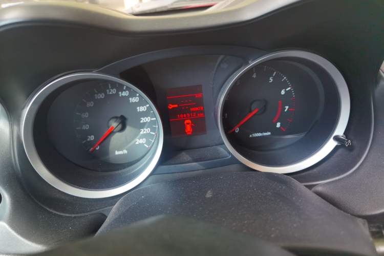 Used Mitsubishi Lancer EX 2010 Chasing Edition 1.8L Manual Luxury Model Odometer Close Up