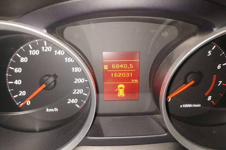 Used Mitsubishi Lancer EX 2010 Chasing Edition 1.8L Manual Luxury Model Odometer Close Up
