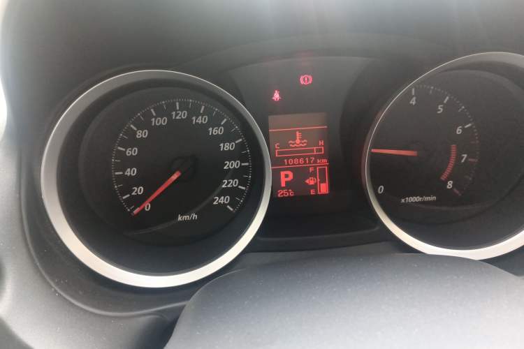 Used Mitsubishi Lancer EX 2010 Fashion Edition 1.8L CVT Comfort Trim Odometer Close Up