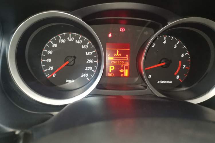 Used Mitsubishi Lancer EX 2010 Fashion Edition 1.8L CVT Comfort Trim Odometer Close Up