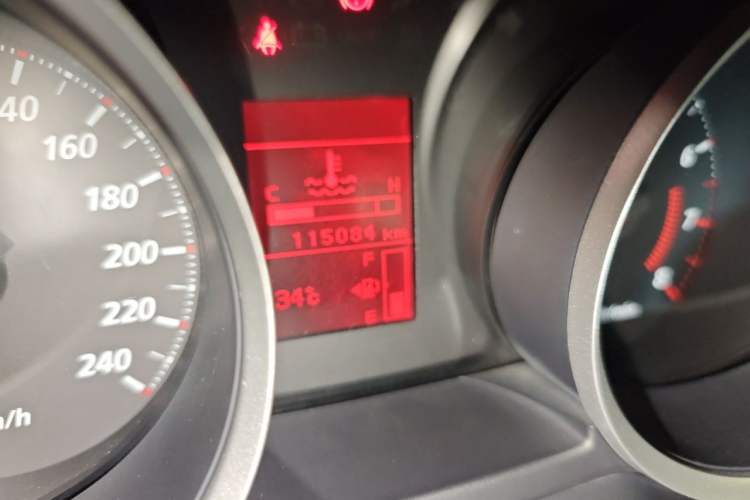 Used Mitsubishi Lancer EX 2010 Chasing Edition 1.8L Manual Luxury Model Odometer Close Up