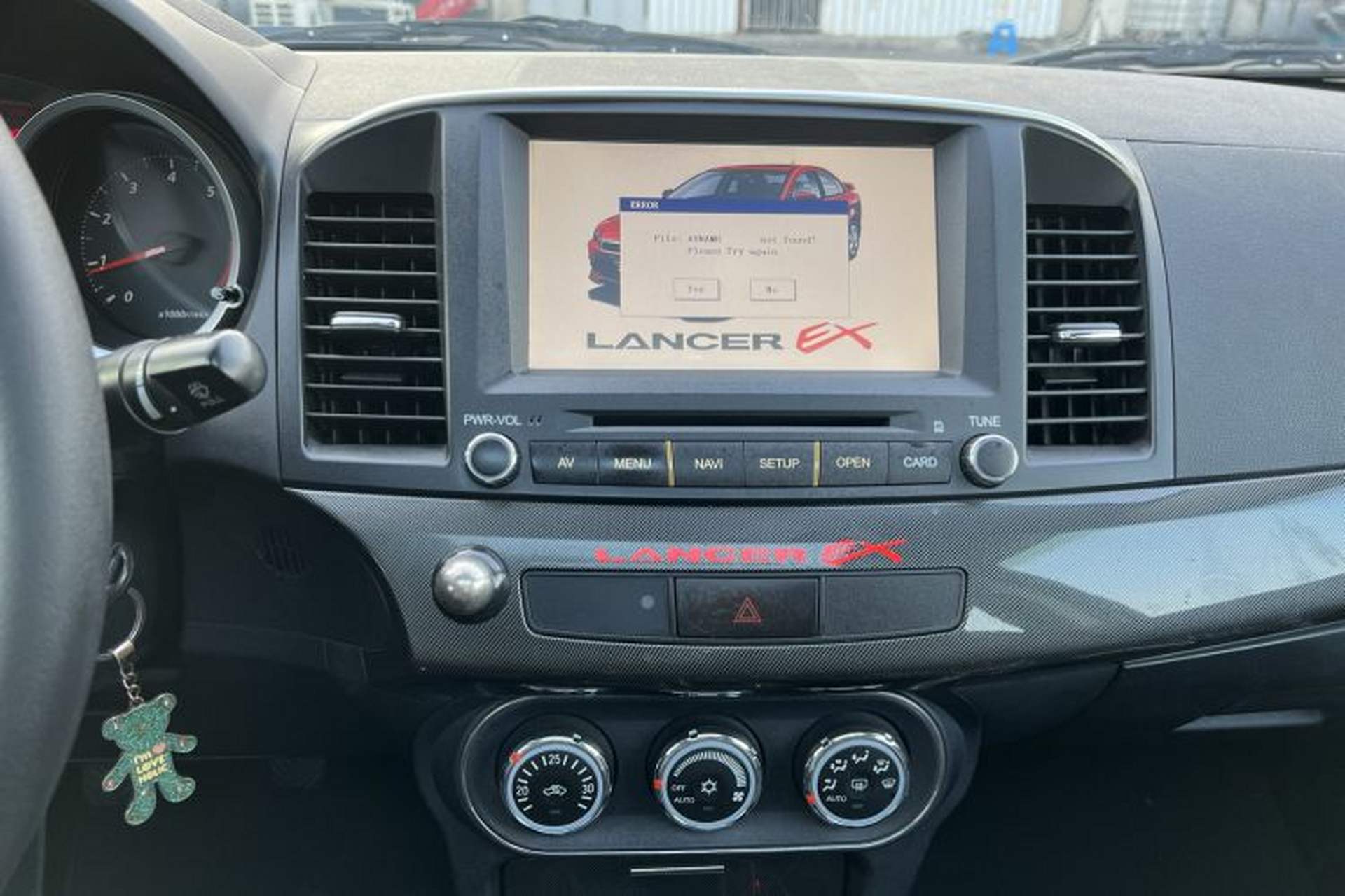 Used Mitsubishi Lancer EX 2011 Chasing Edition 1.8L Manual Luxury Model Audio And AC Panel