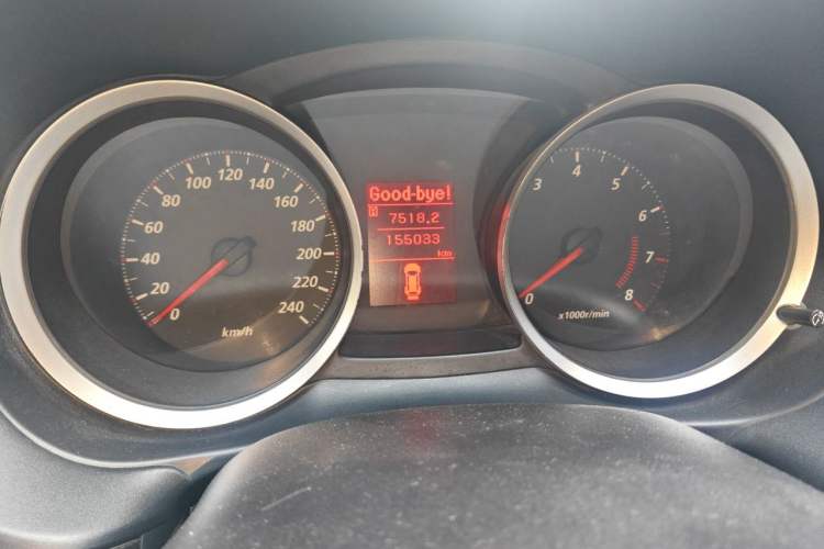 Used Mitsubishi Lancer EX 2011 Chasing Edition 1.8L CVT Luxury Model Odometer Close Up