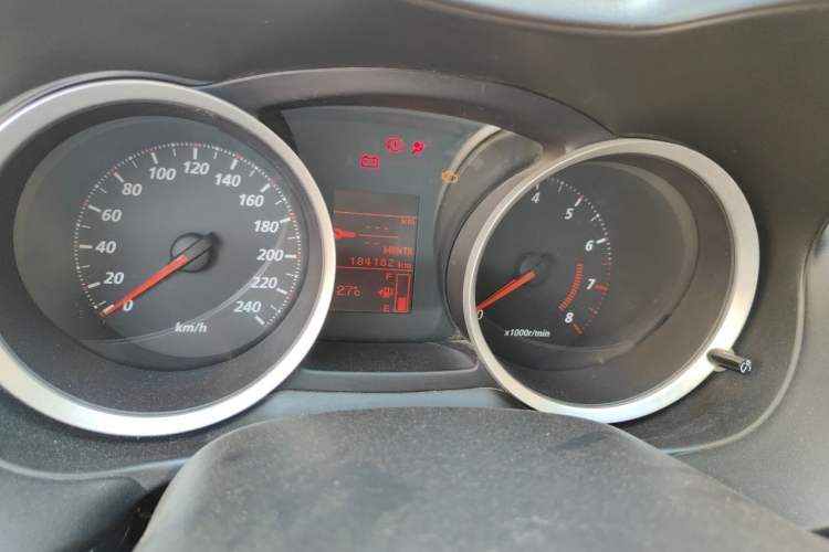 Used Mitsubishi Lancer EX 2011 Fashion Edition 1.8L Manual Smart Type Odometer Close Up