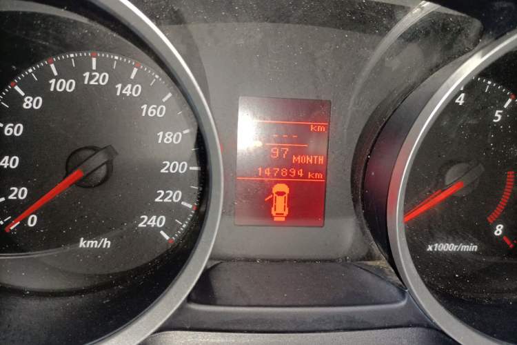 Used Mitsubishi Lancer EX 2011 Chasing Edition 1.8L Manual Luxury Model Odometer Close Up