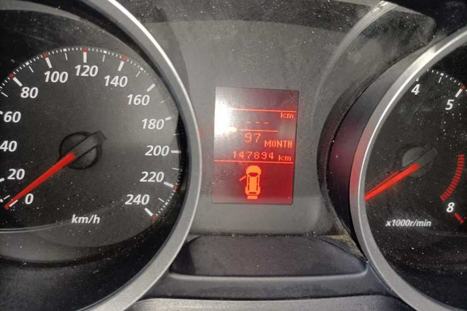 Used Mitsubishi Lancer EX 2011 Chasing Edition 1.8L Manual Luxury Model Odometer Close Up