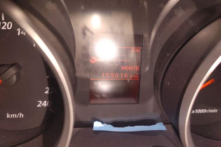Used Mitsubishi Lancer EX 2011 Fashion Edition 1.8L CVT Comfort Version Odometer Close Up