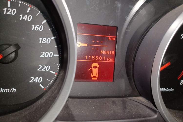 Used Mitsubishi Lancer EX 2011 Chasing Edition 1.8L CVT Luxury Model Odometer Close Up