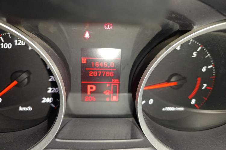 Used Mitsubishi Lancer EX 2011 Chasing Edition 1.8L CVT Limited Model Odometer Close Up