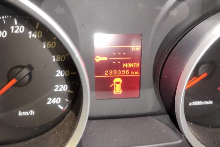 Used Mitsubishi Lancer EX 2011 Chasing Edition 1.8L Manual Luxury Model Odometer Close Up