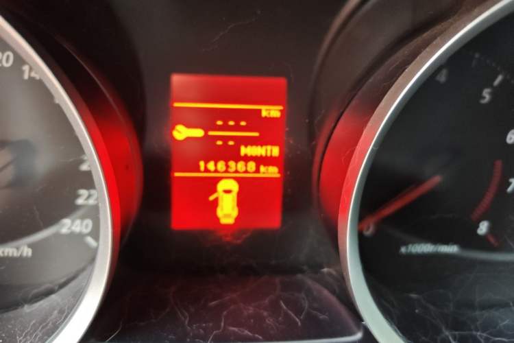 Used Mitsubishi Lancer EX 2011 Chasing Edition 1.8L Manual Luxury Model Odometer Close Up