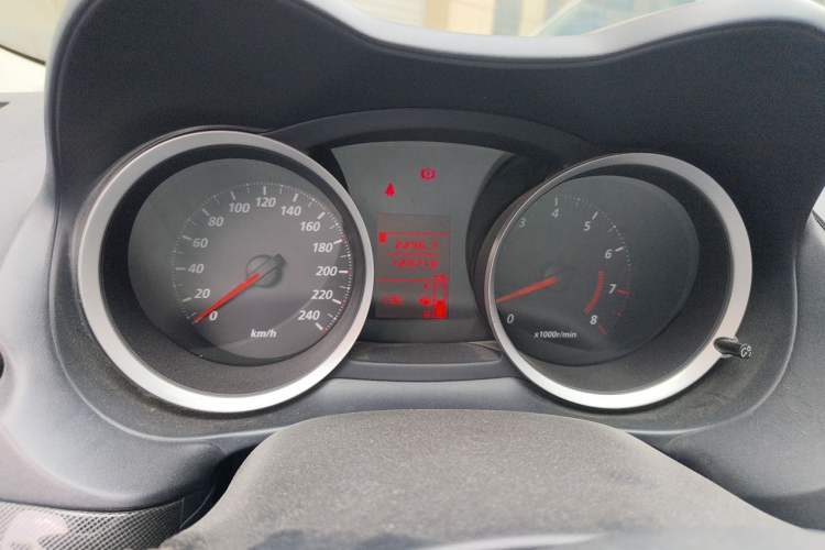 Used Mitsubishi Lancer EX 2011 Chasing Edition 1.8L Manual Luxury Model Odometer Close Up