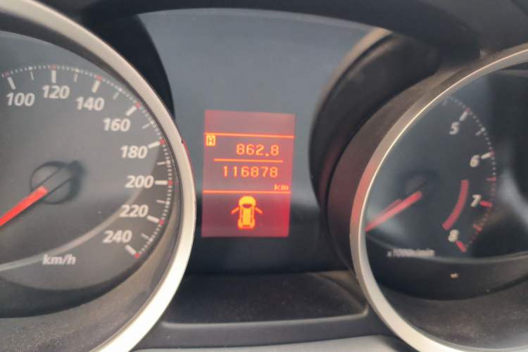 Used Mitsubishi Lancer EX 2011 Chasing Edition 1.8L CVT Luxury Model Odometer Close Up