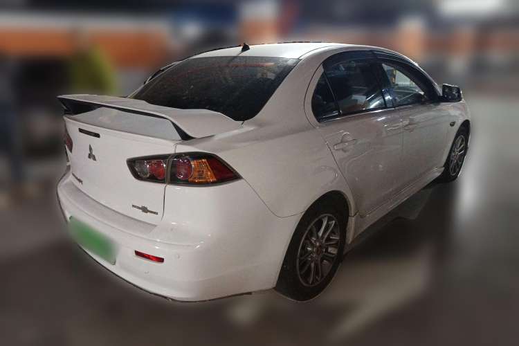 Used Mitsubishi Lancer EX 2011 Chasing Edition 1.8L CVT Limited Model Rear Right 45 Deg