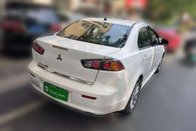 Used Mitsubishi Lancer EX 2011 Chasing Edition 1.8L CVT Luxury Model Rear Right 45 Deg