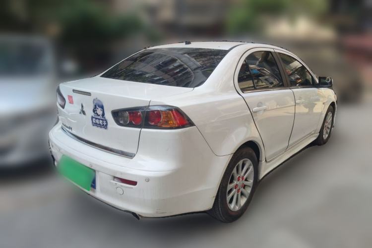 Used Mitsubishi Lancer EX 2011 Chasing Edition 1.8L CVT Luxury Model Rear Right 45 Deg