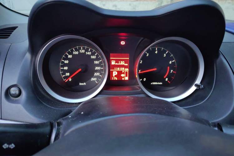 Used Mitsubishi Lancer EX 2012 Anniversary Edition 1.8L CVT Comfort Model Odometer Close Up