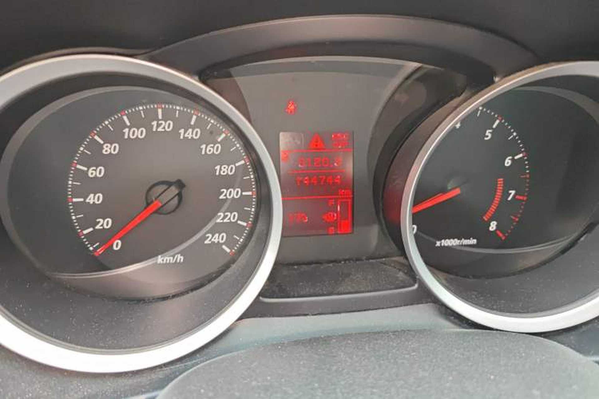 Used Mitsubishi Lancer EX 2012 Chasing Edition 1.8L Manual Luxury Model Odometer Close Up