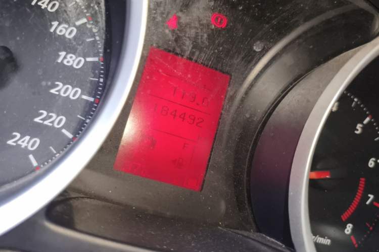 Used Mitsubishi Lancer EX 2012 1.8L CVT Charm Edition Odometer Close Up