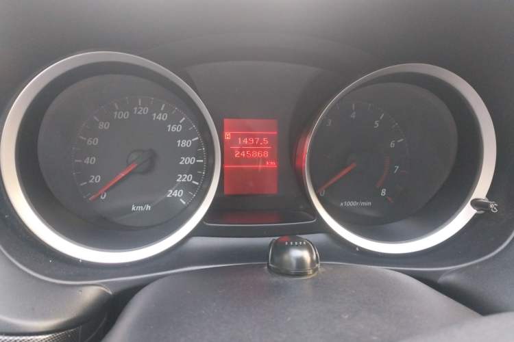 Used Mitsubishi Lancer EX 2012 Chasing Edition 1.8L Manual Luxury Model Odometer Close Up