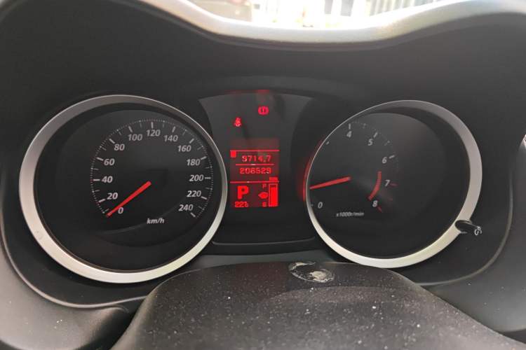 Used Mitsubishi Lancer EX 2012 Fashion Edition 1.8L CVT Comfort Version Odometer Close Up
