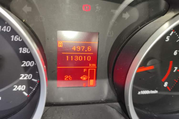 Used Mitsubishi Lancer EX 2012 Chasing Edition 1.8L Manual Luxury Model Odometer Close Up