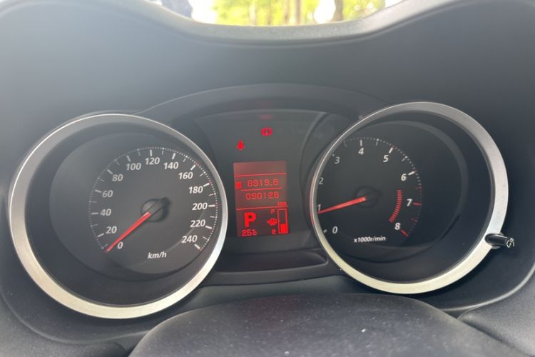 Used Mitsubishi Lancer EX 2012 Anniversary Edition 1.8L CVT Comfort Model Odometer Close Up
