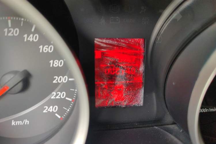 Used Mitsubishi Lancer EX 2012 Chasing Edition 1.8L CVT Luxury Model Odometer Close Up