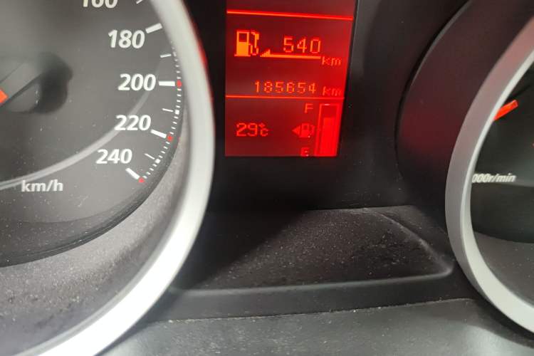 Used Mitsubishi Lancer EX 2012 Chasing Edition 1.8L Manual Luxury Model Odometer Close Up