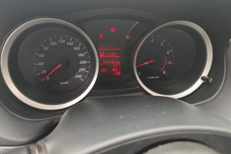 Used Mitsubishi Lancer EX 2012 Fashion Edition 1.8L Manual Comfort Version Odometer Close Up