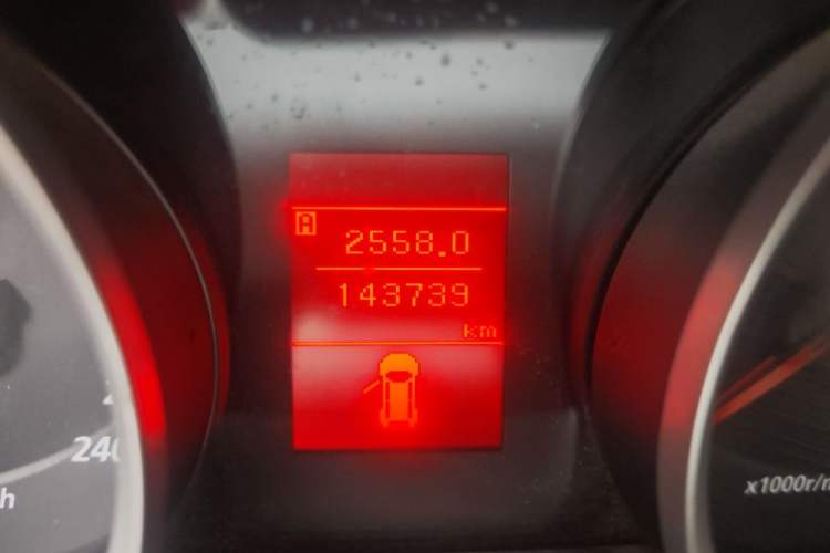 Used Mitsubishi Lancer EX 2012 Fashion Edition 1.8L Manual Comfort Version Odometer Close Up