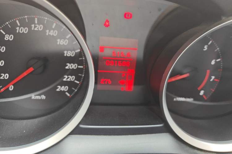 Used Mitsubishi Lancer EX 2012 Chasing Edition 1.8L Manual Luxury Model Odometer Close Up