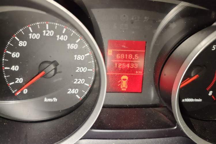 Used Mitsubishi Lancer EX 2012 Chasing Edition 1.8L CVT Luxury Model Odometer Close Up