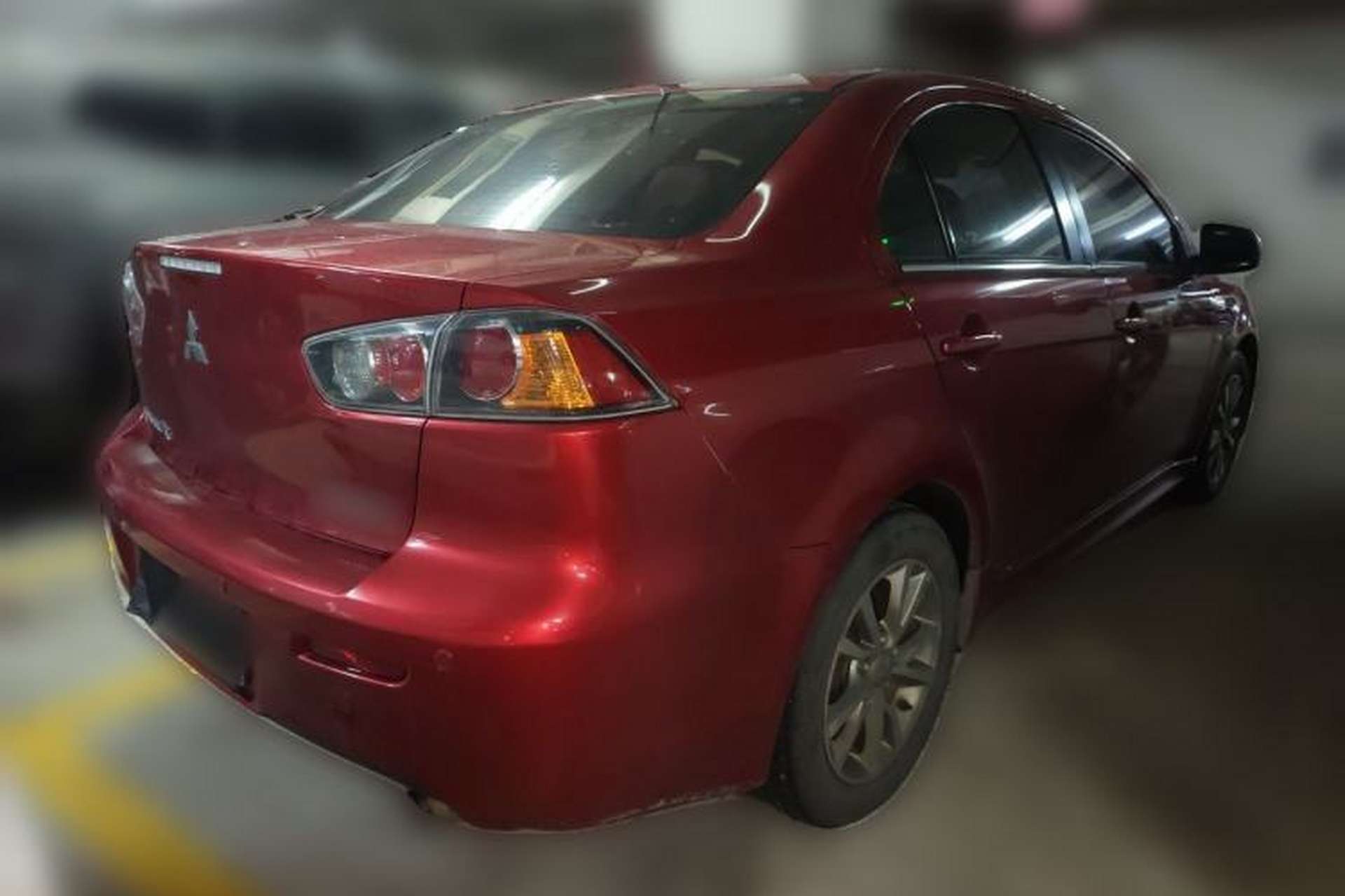 Used Mitsubishi Lancer EX 2012 Chasing Edition 1.8L CVT Luxury Model Rear Right 45 Deg