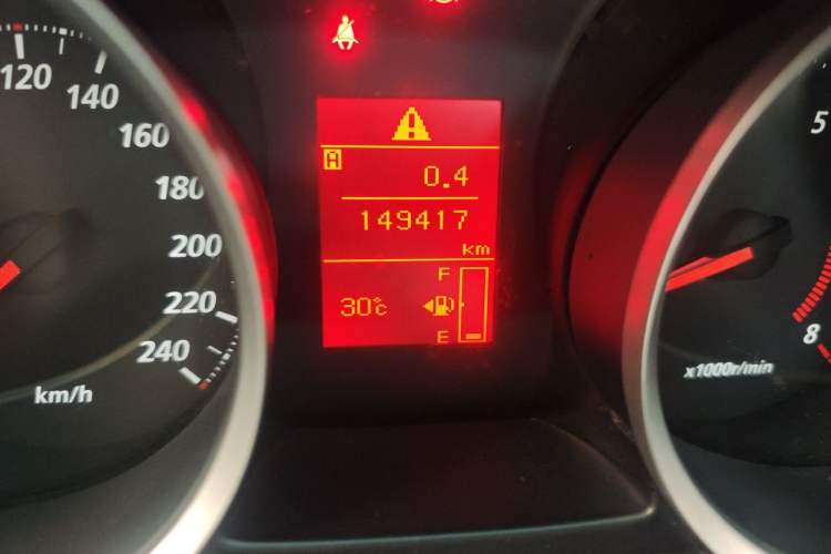 Used Mitsubishi Lancer EX 2012 Chasing Edition 1.8L Manual Luxury Model Odometer Close Up