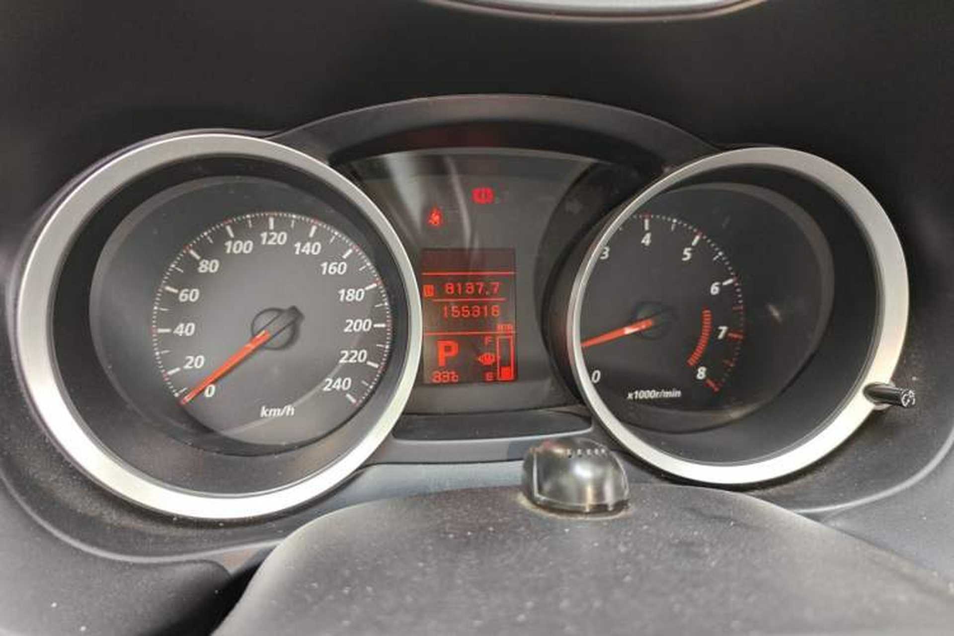 Used Mitsubishi Lancer EX 2012 Chasing Edition 1.8L CVT Luxury Model Odometer Close Up