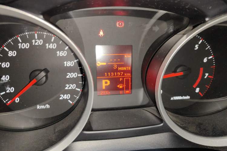 Used Mitsubishi Lancer EX 2012 Anniversary Edition 1.8L CVT Comfort Model Odometer Close Up