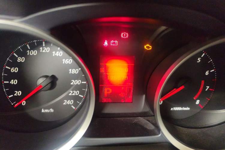Used Mitsubishi Lancer EX 2012 Anniversary Edition 1.8L CVT Comfort Model Odometer Close Up
