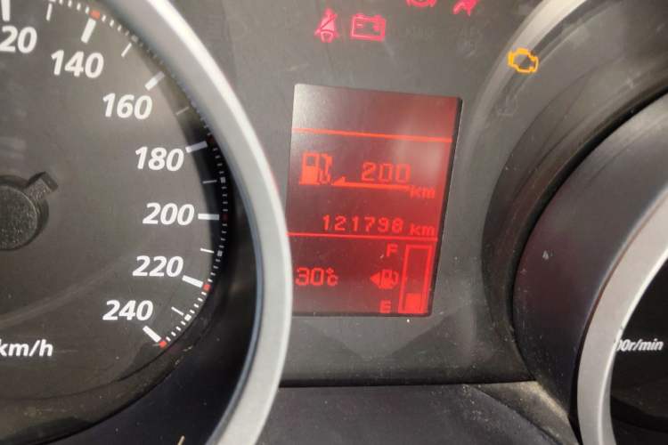 Used Mitsubishi Lancer EX 2012 Fashion Edition 1.8L Manual Comfort Version Odometer Close Up