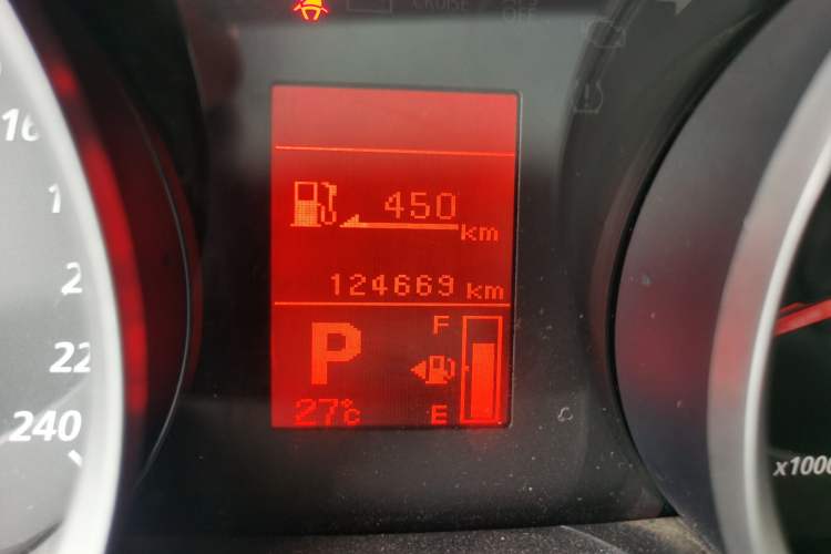 Used Mitsubishi Lancer EX 2012 Fashion Edition 1.8L CVT Comfort Version Odometer Close Up