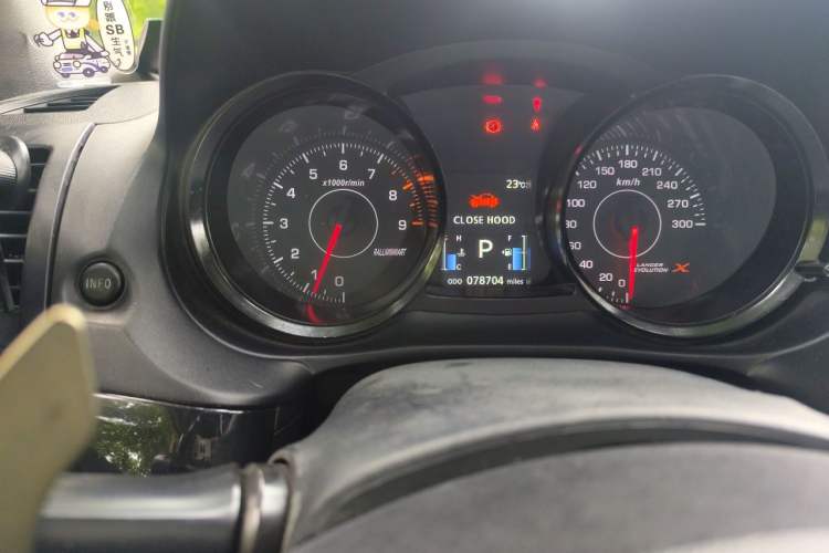 Used Mitsubishi Lancer EX 2012 Chasing Edition 1.8L CVT Luxury Model Odometer Close Up