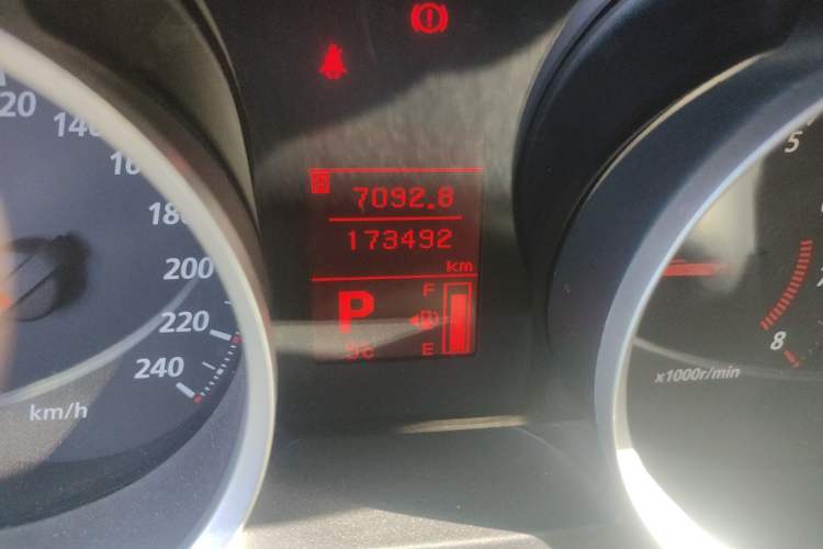 Used Mitsubishi Lancer EX 2012 Fashion Edition 1.8L CVT Comfort Version Odometer Close Up