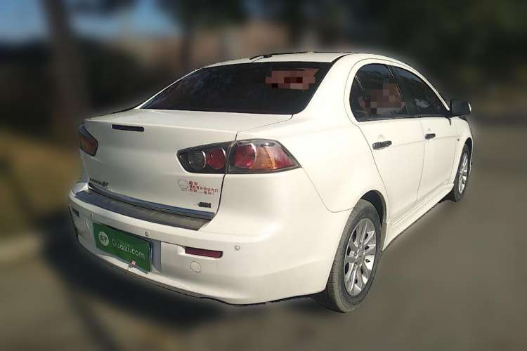Used Mitsubishi Lancer EX 2012 Chasing Edition 1.8L CVT Luxury Model Rear Right 45 Deg