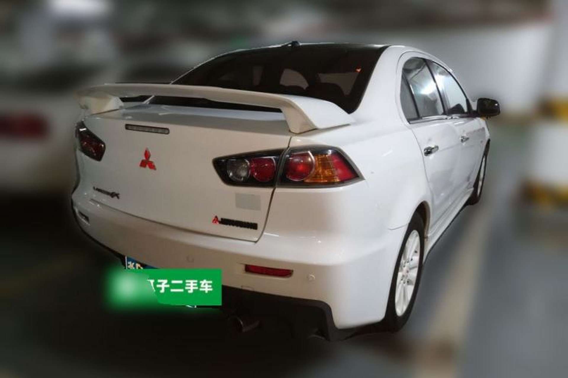 Used Mitsubishi Lancer EX 2012 Classic 1.8L CVT Black-and-White Edition Rear Right 45 Deg