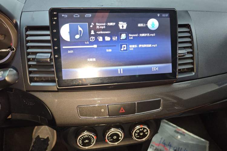 Used Mitsubishi Lancer EX 2013 Fashion Edition 1.8L CVT Comfort Version Audio And AC Panel