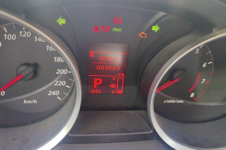 Used Mitsubishi Lancer EX 2013 Chasing Edition 1.8L CVT Luxury Model Odometer Close Up