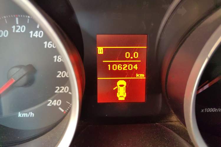 Used Mitsubishi Lancer EX 2013 Chasing Edition 1.8L Manual Luxury Model Odometer Close Up