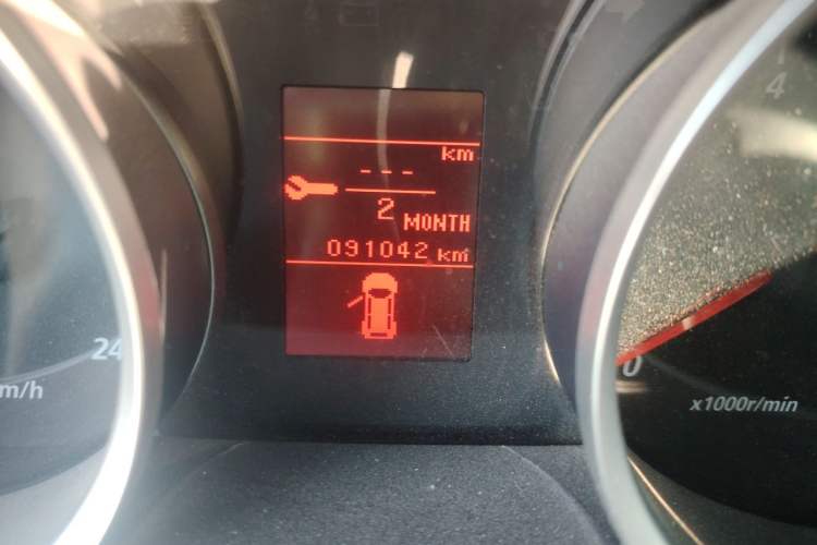 Used Mitsubishi Lancer EX 2013 Chasing Edition 1.8L Manual Luxury Model Odometer Close Up
