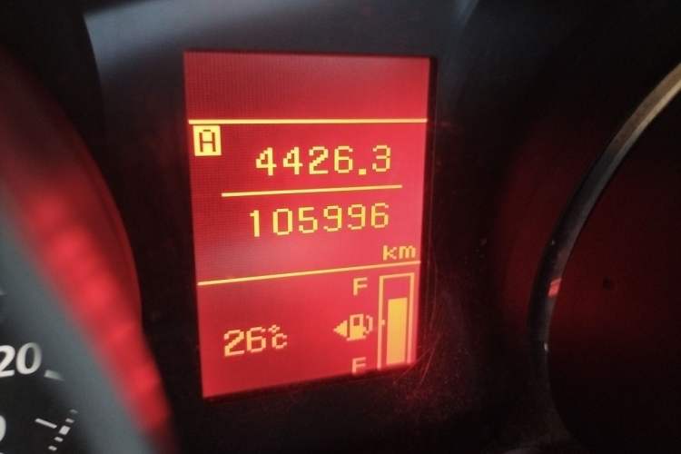 Used Mitsubishi Lancer EX 2013 Fashion Edition 1.8L Manual Comfort Version Odometer Close Up