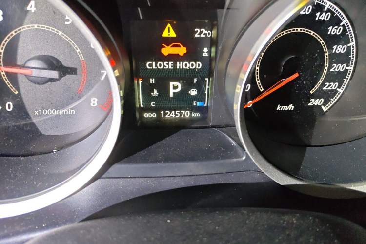 Used Mitsubishi Lancer EX 2015 1.8L CVT ZhiShang Edition China V Standard Odometer Close Up